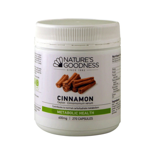 Nature's Goodnesss Cinnamon 600mg 270c