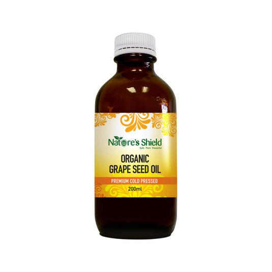 Natures Shield Organic Grape Seed Oil 200ml