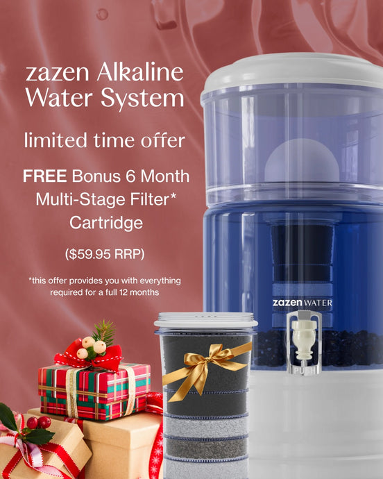 Zazen Alkaline Water Filter System - BPA Free