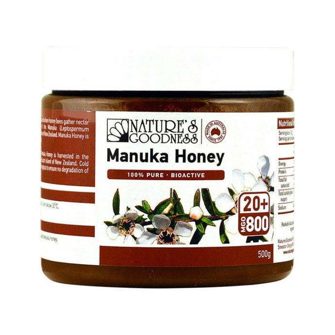 Nature's Goodnesss 100% Pure Bioactive Manuka Honey MGO 800 500g