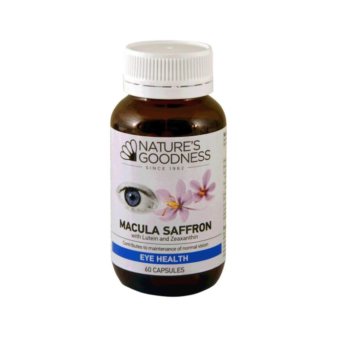 Nature's Goodnesss Macula Saffron (with Lutein and Zeaxanthin) 60c