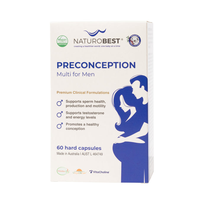 NaturoBest Preconception Multi for Men 60c