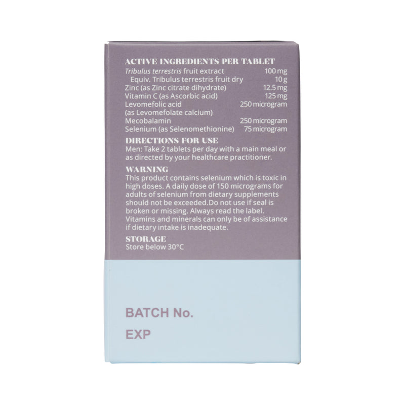 Load image into Gallery viewer, PERDAYS PRECONCEPTION MENS VITALITY &amp; SPERM SUPPORT 60T
