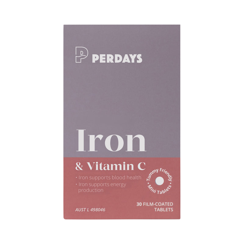 Load image into Gallery viewer, PERDAYS IRON &amp; VITAMIN C 30T
