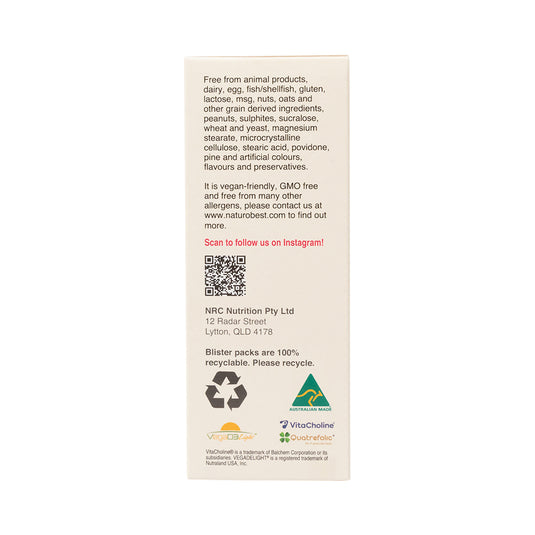 NaturoBest Prenatal Trimester One with Ginger 60c