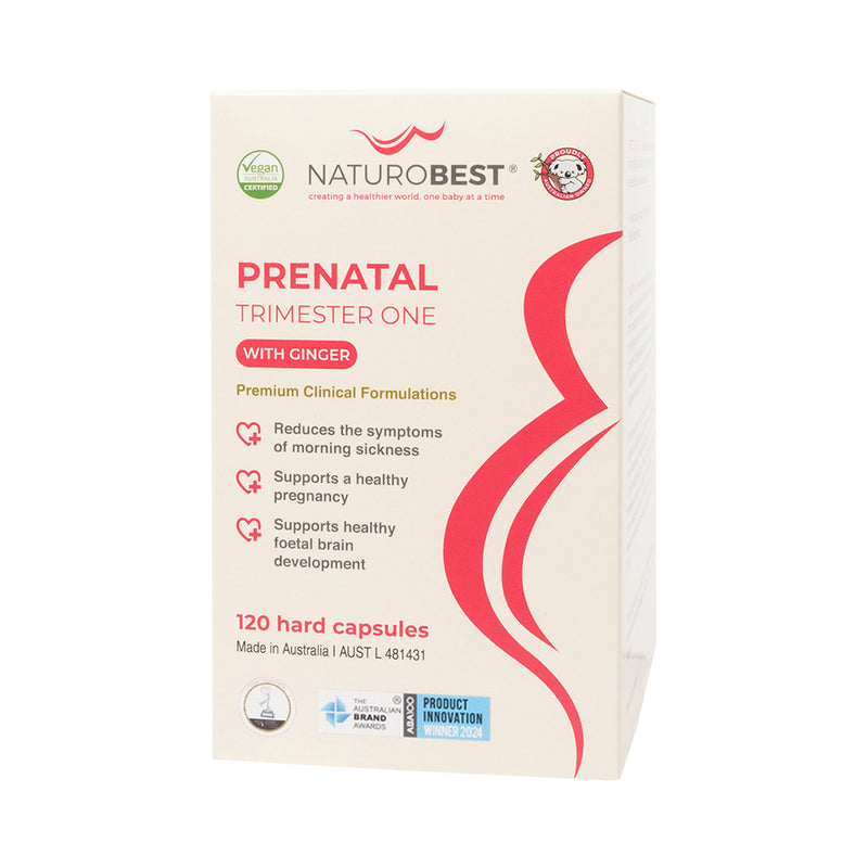 Load image into Gallery viewer, NaturoBest Prenatal Trimester One with Ginger 120c
