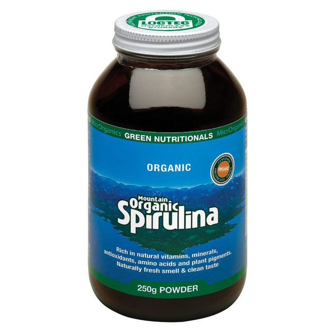 Microrganics Green Nutritionals Mountain Organic Spirulina Powder 250g