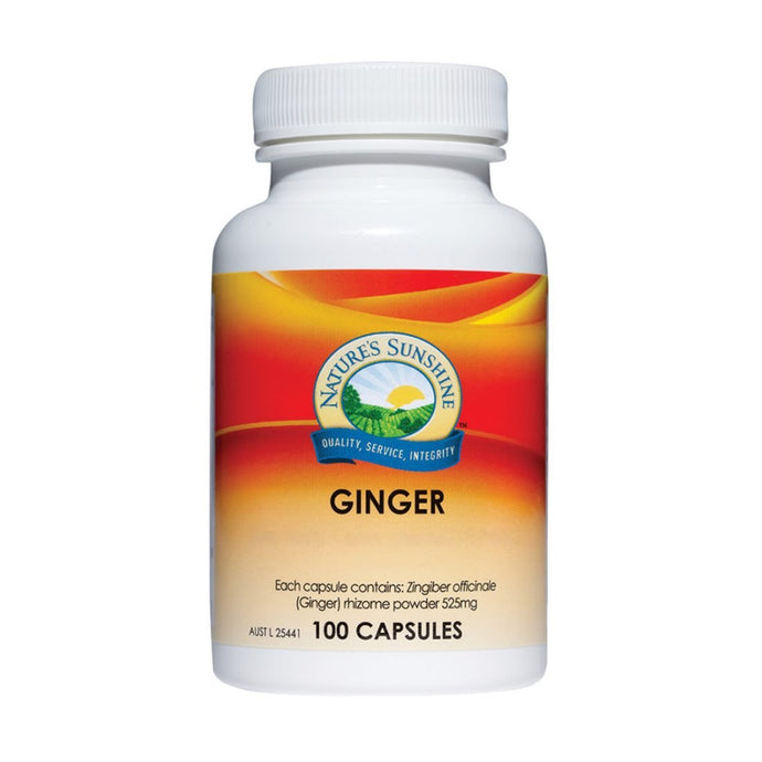 Nature's Sunshine Ginger 525mg 100c