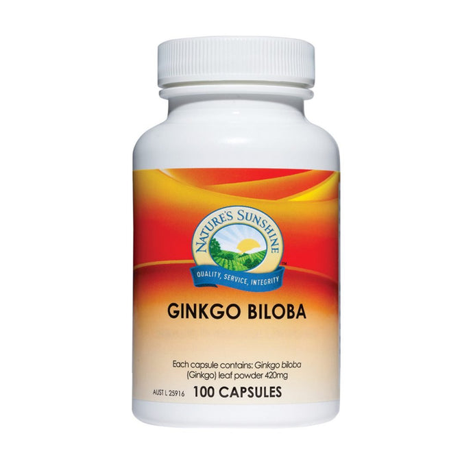 Nature's Sunshine Ginkgo Biloba 420mg 100c