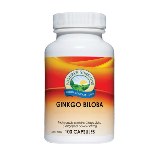 Nature's Sunshine Ginkgo Biloba 420mg 100c