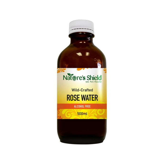 Natures Shield Wild Crafted Rose Water 500ml