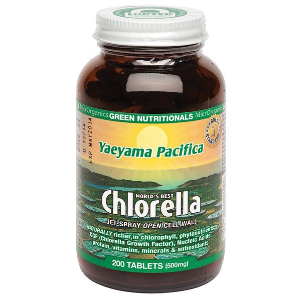 Microrganics Green Nutritionals Yaeyama Pacifica Chlorella 200t