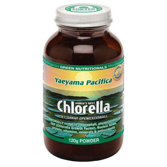 Microrganics Green Nutritionals Yaeyama Pacifica Chlorella Powder 120g