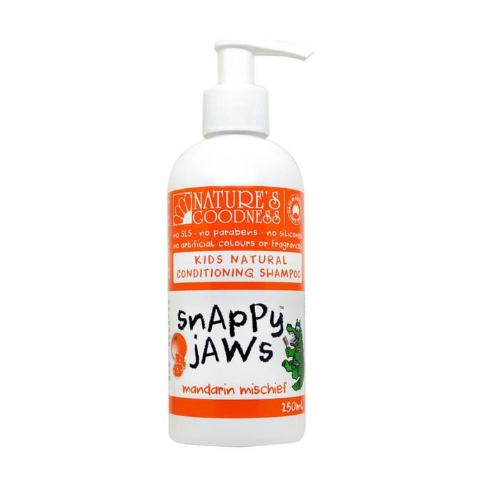 Nature's Goodnesss Snappy Jaws Kids Natural Conditioning Shampoo Mandarin Mischief 250ml