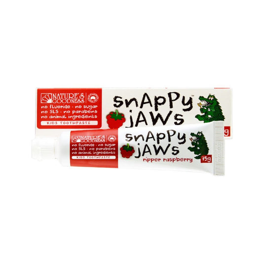 Nature's Goodnesss Snappy Jaws Toothpaste Ripper Raspberry 75g