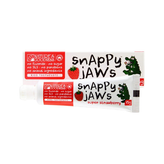 Nature's Goodnesss Snappy Jaws Toothpaste Super Strawberry 75g