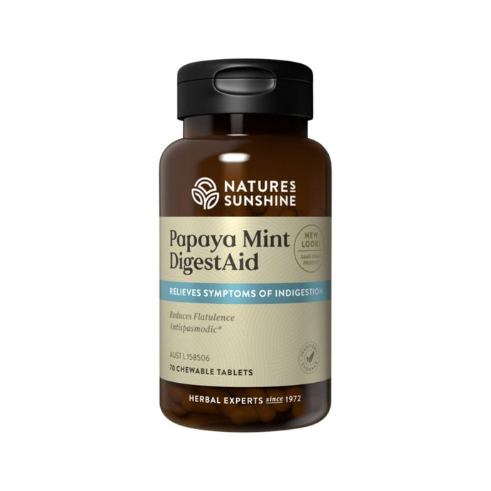 Nature's Sunshine Papaya Mint DigestAid 70t