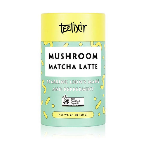 Teelixir Mushroom Matcha Latte with Lion's Mane -Teelixir