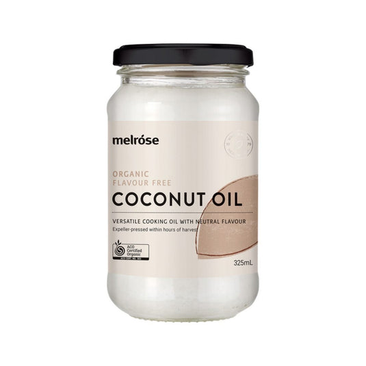 Melrose Organic Coconut Oil Flavour Free 325ml