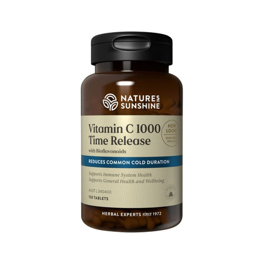 Nature's Sunshine Vitamin C Timed Release 1000mg Vitamin C Plus Bioflavonoids 150t