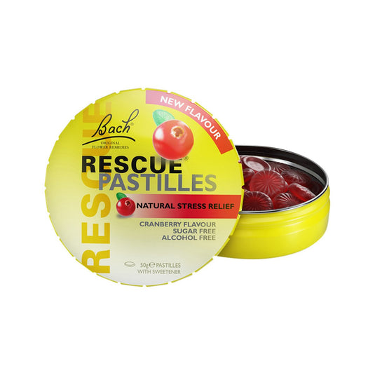 Bach Flower Remedies Rescue Pastilles Cranberry 50g