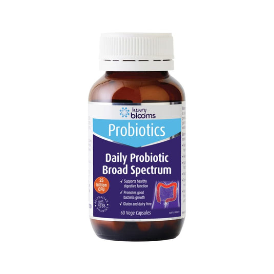 Henry Blooms Probiotic Daily Broad Spectrum 60vc