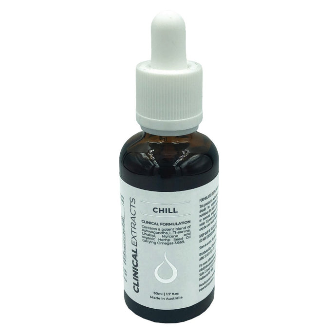 Clinical Extracts Clinical Formulation Chill 50ml -Purchasable only In Australia.