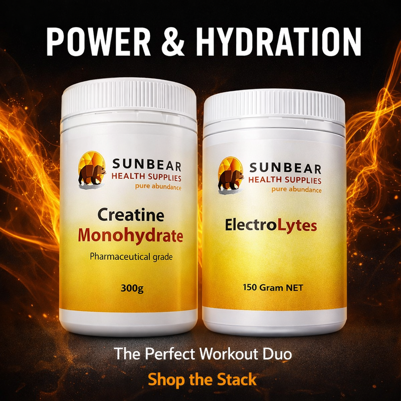 Load image into Gallery viewer, Ultimate Hydration Pack: ElectroLytes+ Creatine - Sunbear Health Supplies
