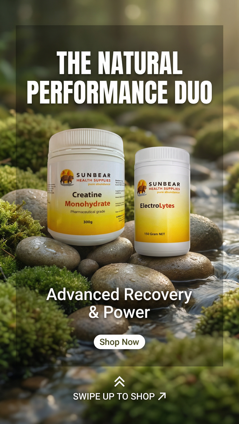 Load image into Gallery viewer, Ultimate Hydration Pack: ElectroLytes+ Creatine - Sunbear Health Supplies
