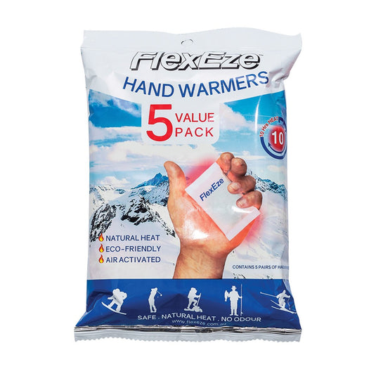 Flexeze Hand Warmers x 5 Value Pack