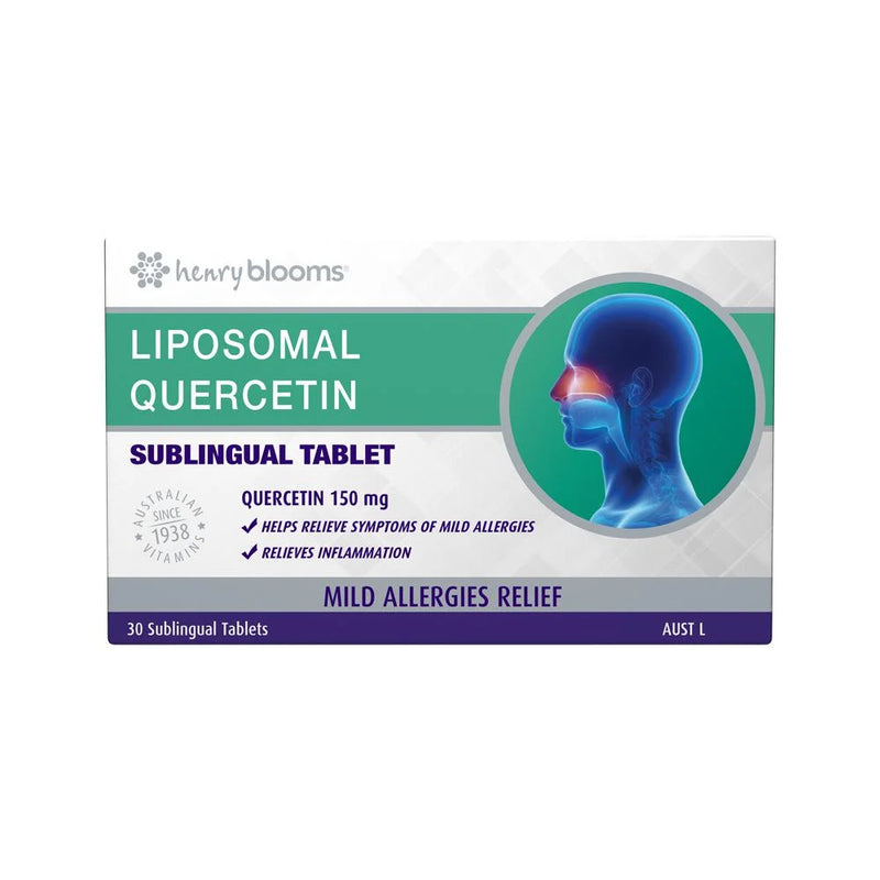 Load image into Gallery viewer, Henry Blooms Liposomal Quercetin Sublingual 30t
