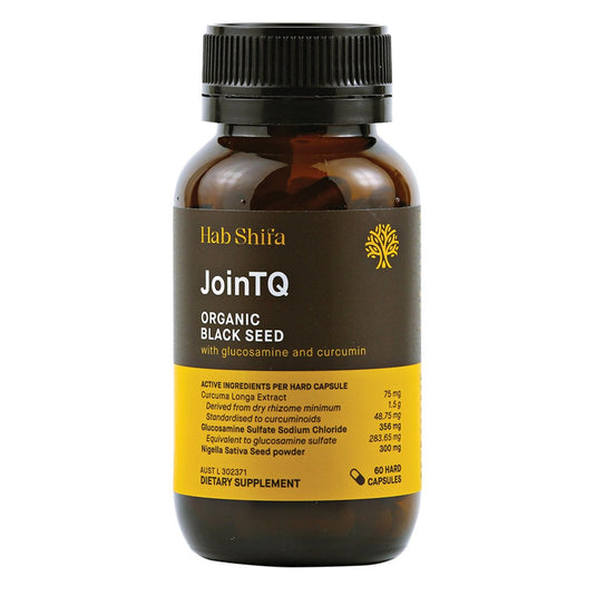 Hab Shifa JoinTQ Organic Black Seed with Glucosamine & Curcumin 60c