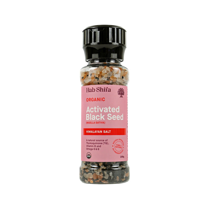 Hab Shifa Organic Activated Black Seed with Himalayan Salt  160g