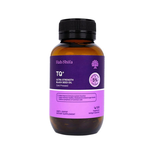 Hab Shifa TQ+ Ultra Strength Black Seed Oil Cold Pressed 120c