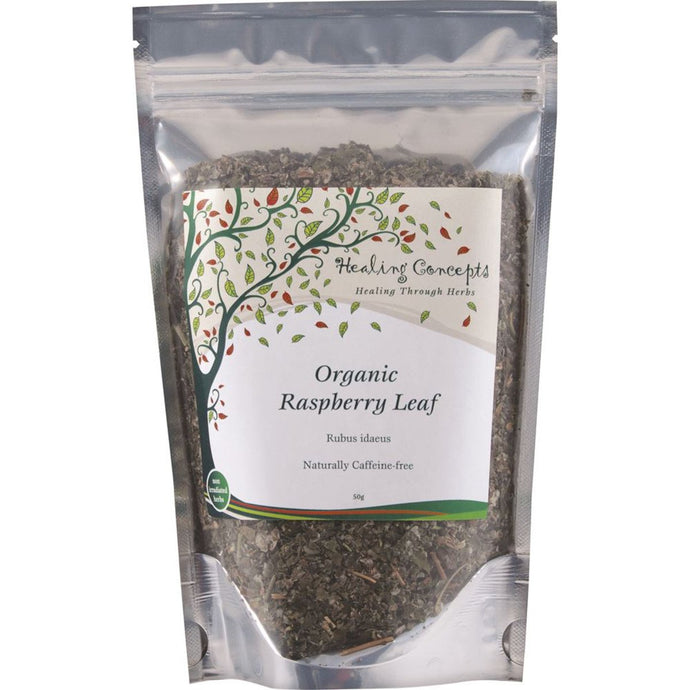 Healing Concepts Organic Raspberry Leaf Tea 50g -Purchasable only In Australia.