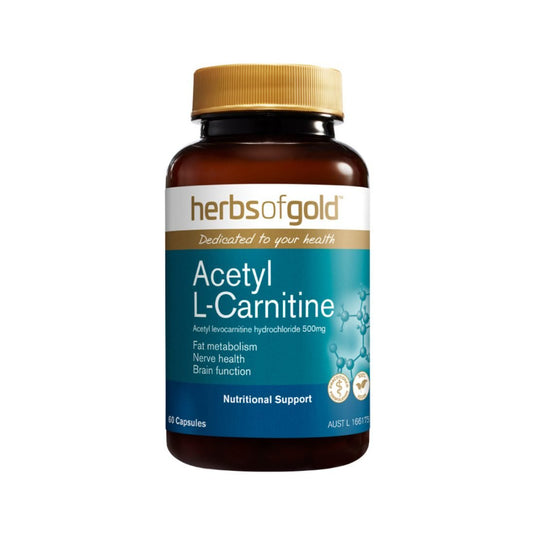 Herbs of Gold Acetyl L-Carnitine 60c