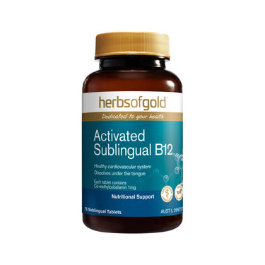 Herbs of Gold Activated Sublingual B12 75t – Home of supplements AU