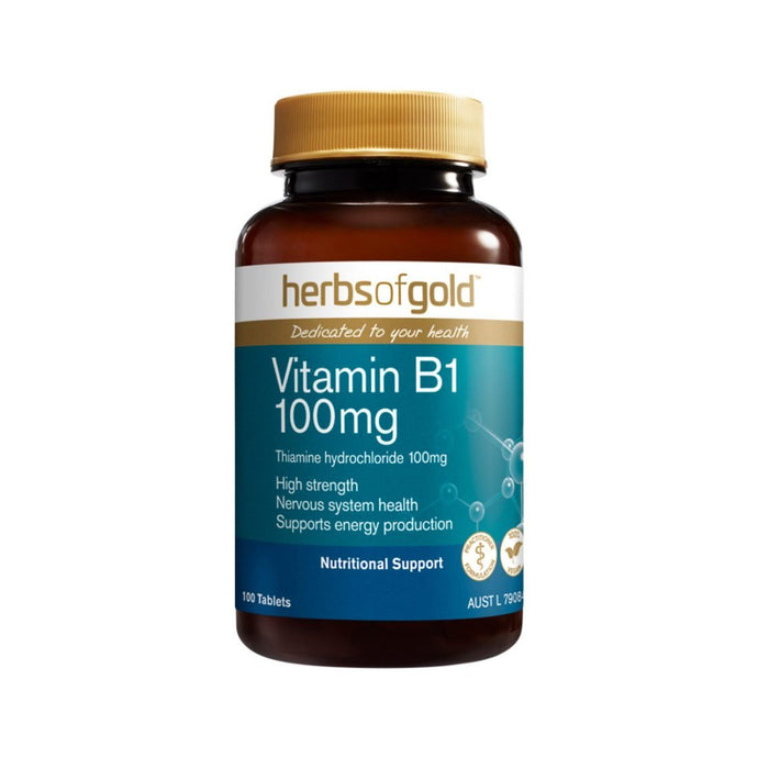 Herbs of Gold Vitamin B1 100mg 100t