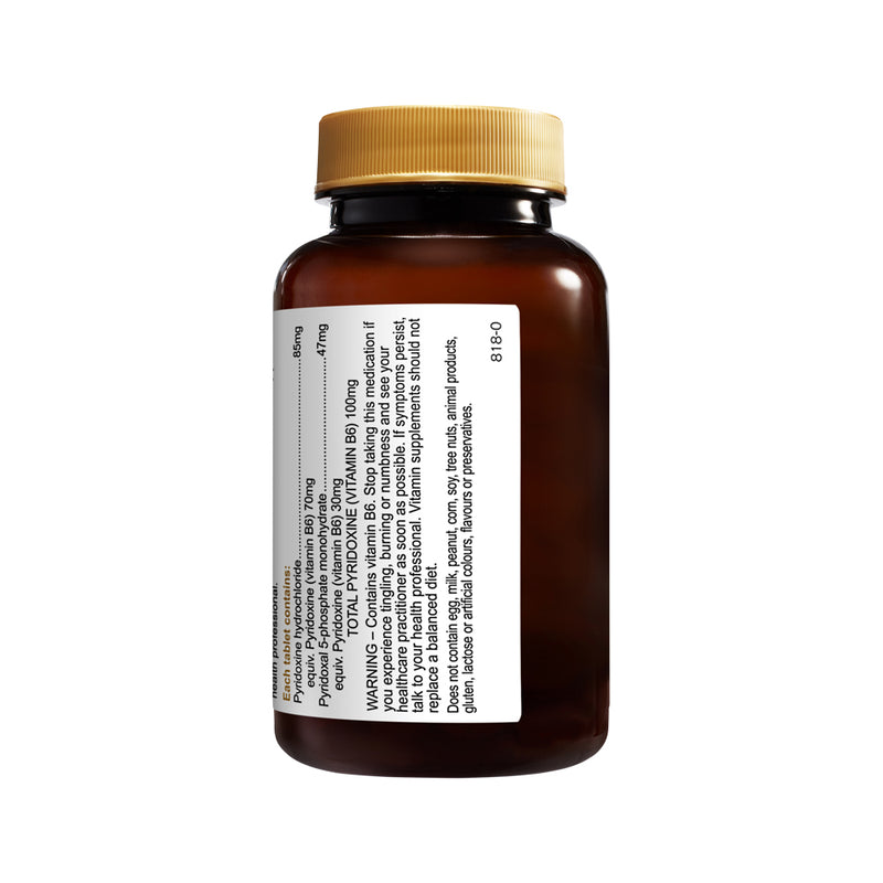 Load image into Gallery viewer, Herbs of Gold Vitamin B6 100mg 60t

