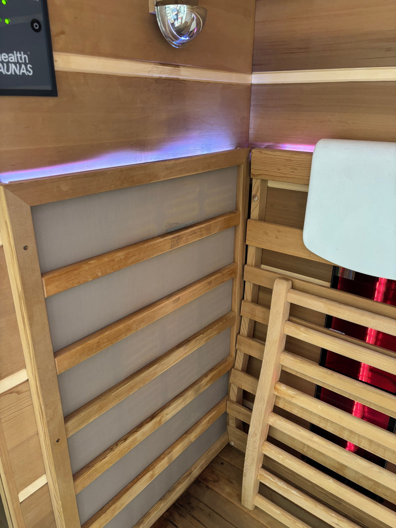 Load image into Gallery viewer, Ihealth (since rebranded to Found Space) Full-Spectrum Infrared 2-person sauna
