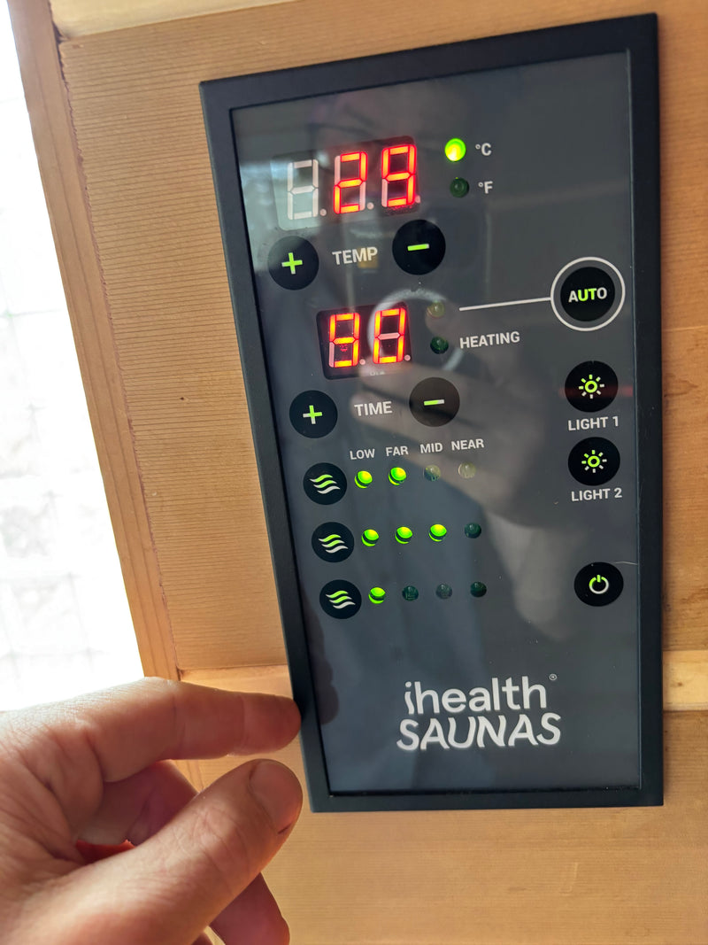 Load image into Gallery viewer, Ihealth (since rebranded to Found Space) Full-Spectrum Infrared 2-person sauna
