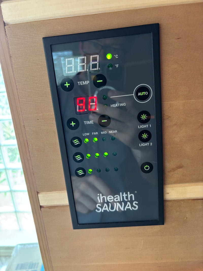 Load image into Gallery viewer, Ihealth (since rebranded to Found Space) Full-Spectrum Infrared 2-person sauna
