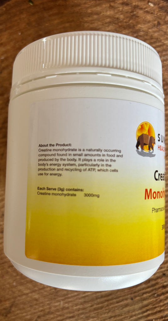Creatine Monohydrate 300g - Sunbear Health Supplies