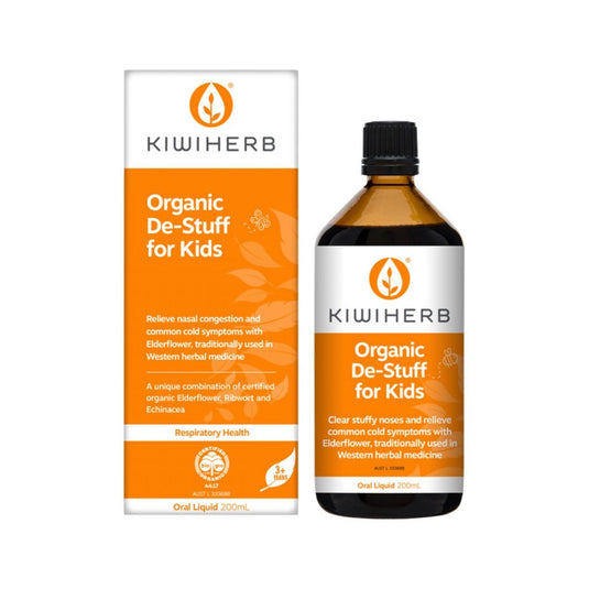 Kiwiherb Organic De-Stuff for Kids 200ml Oral Liquid