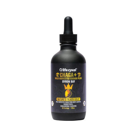 Life Cykel ChagaMushroom Liquid Extract - 120ml  -Life Cykel