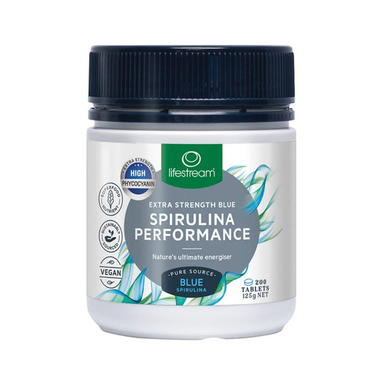 LifeStream Spirulina Performance Extra Strength Blue 200t