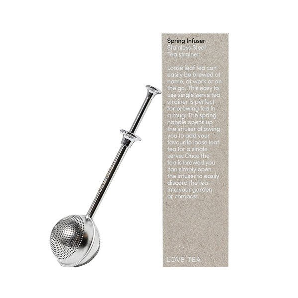 Love Tea Spring Infuser Stainless Steel Tea Strainer