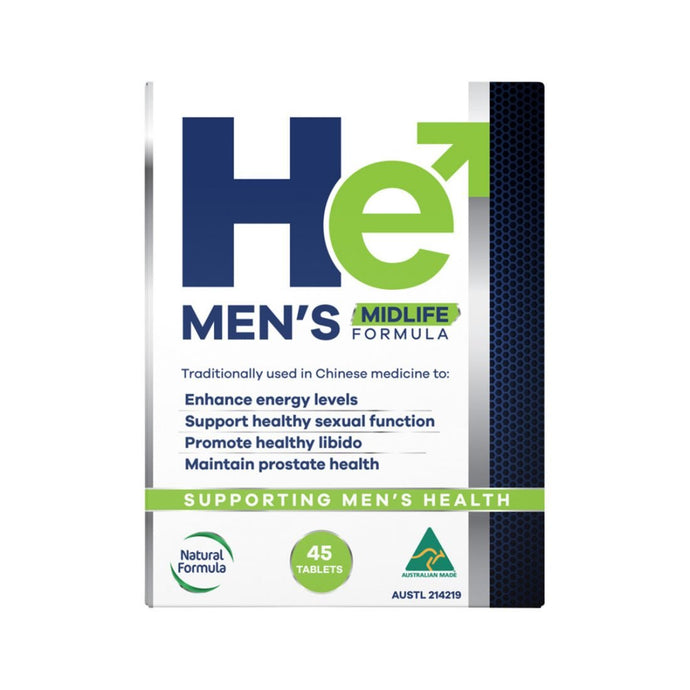 Martin & Pleasance HE Men's Midlife Formula 45t -Purchasable only In Australia.