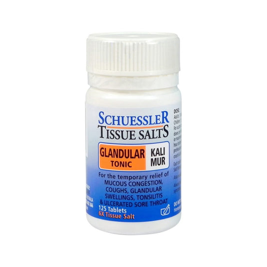 Martin & Pleasance Schuessler Tissue Salts Kali Mur (Glandular Tonic) 125t