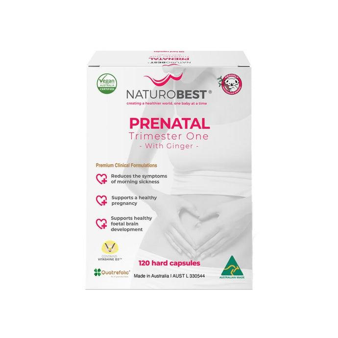 NaturoBest Prenatal Trimester One with Ginger 120c